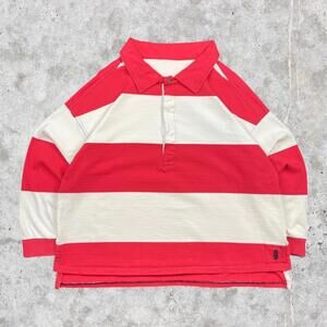 Minimalistic Thick Striped Heavyweight Rugby Shirt